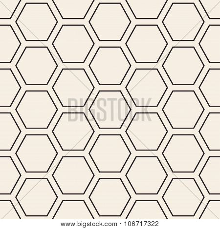 Hex stripped grid seamless pattern.