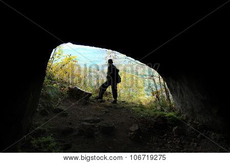 Traveler With A Backpack