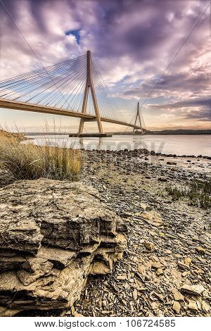 International bridge over the River Guadiana, Ayamonte, Spain