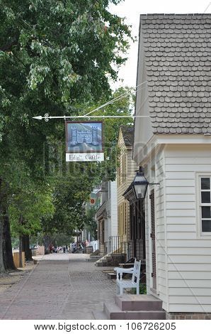 Williamsburg, Va - Sep 6: Colonial Williamsburg In Virginia, As Seen On Sep 6, 2015. Colonial Willia