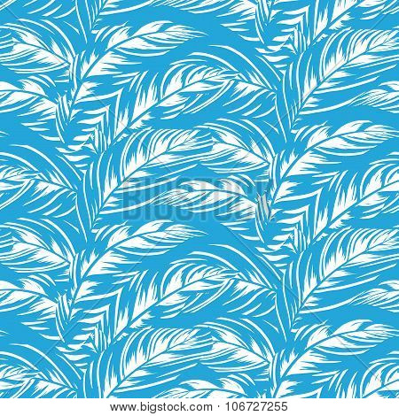 Abstract pattern inspired by tropical birds