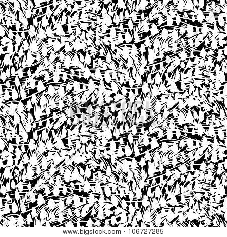 Abstract pattern inspired by tropical birds