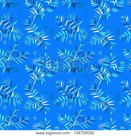 Tropical floral pattern