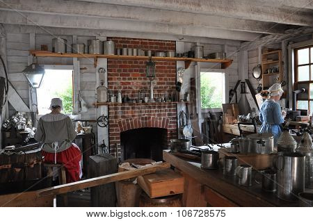 Williamsburg, Va - Sep 6: Colonial Williamsburg In Virginia, As Seen On Sep 6, 2015. Colonial Willia
