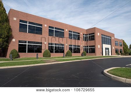 Contemporary Red Brick Building