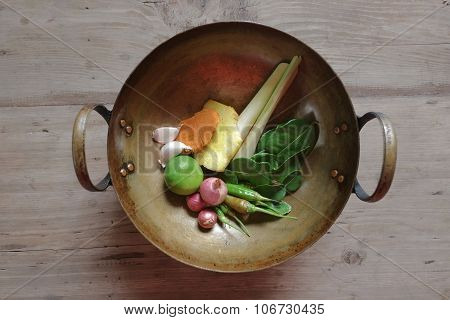 ground fresh garlic on white plate