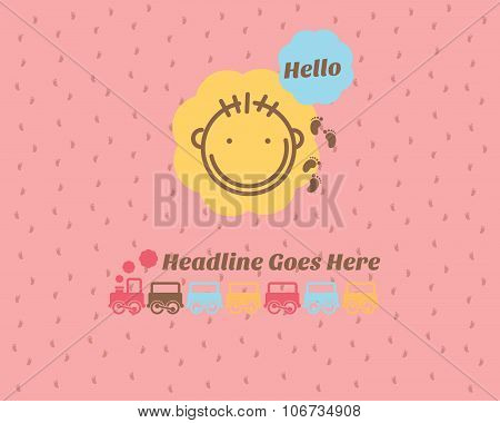 Kid's album design template