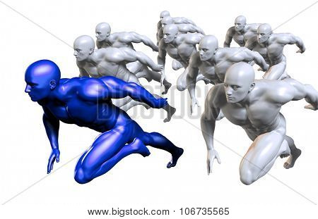 Leading the Way or Pack as a Front Runner in First Place