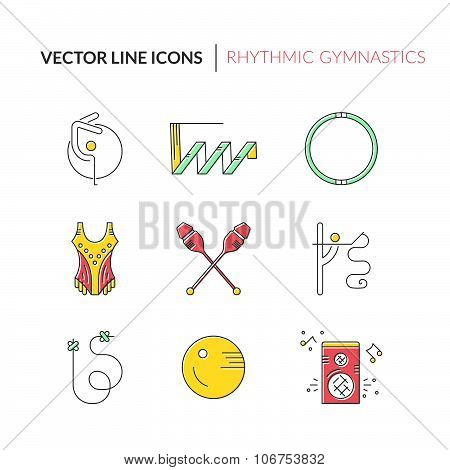 Rhythmic Gymnastics Icons