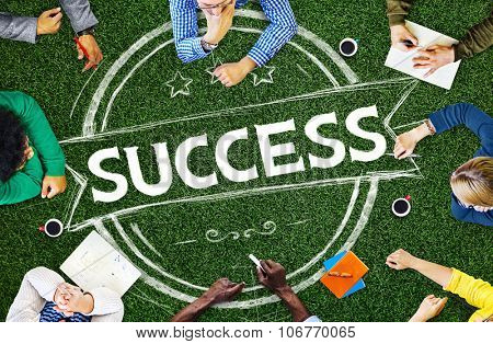 Success Achievement Goal Target Successful Concept