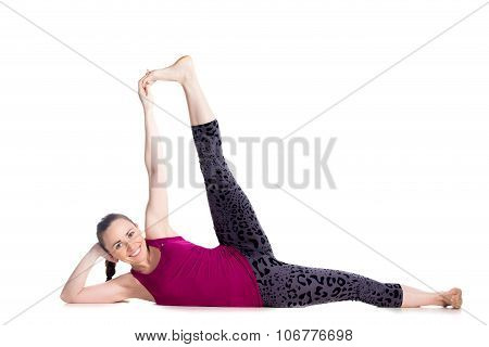 Sleeping Vishnu Pose