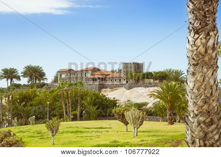 Plaza Playa Del Duque, Duke Castle, Costa Adeje, Tenerife, Spain
