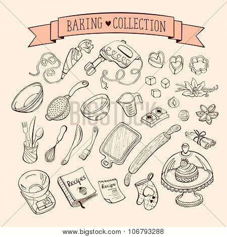 Doodle baking collection