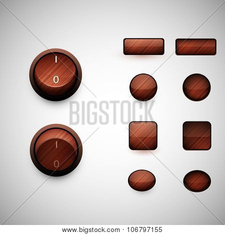 vector buttons
