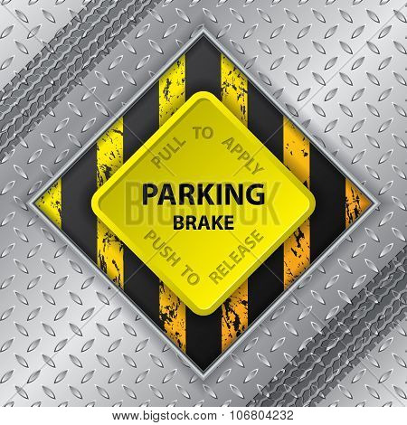 Industrial Brochure With Tire Track And Parking Brake Knob
