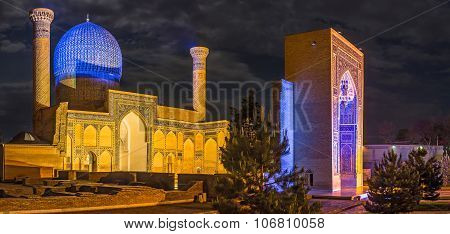 Panorama Of The Evening Samarkand