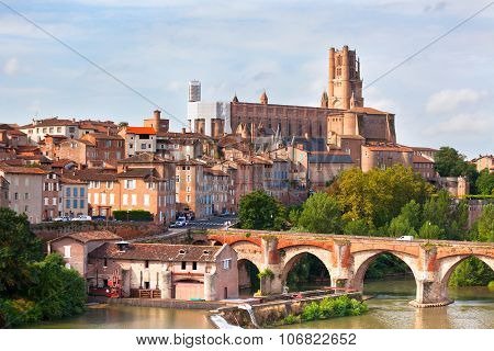 View Of The Albi, France