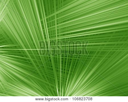 Radial Abstract Green Background