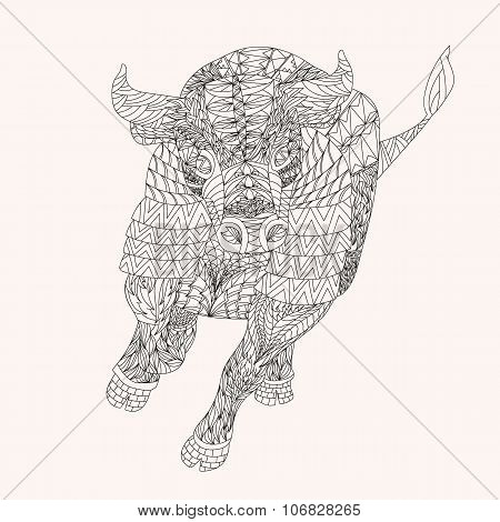 Patterned bull