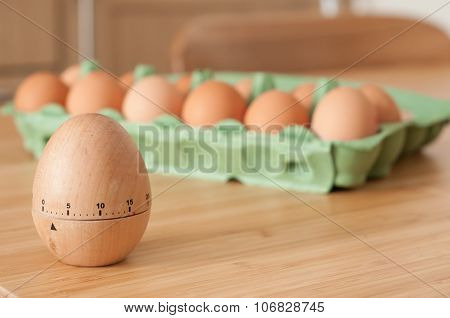 Breakfast eggs and timer