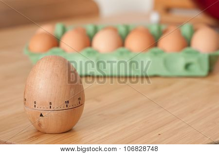 Breakfast eggs and timer