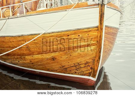 texture of wooden boat