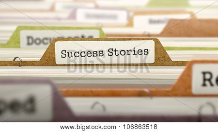 Folder in Catalog Marked as Success Stories.