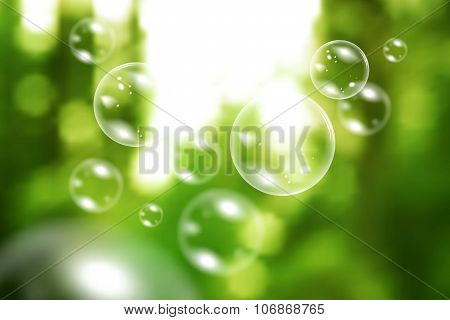 Blurred natural vector background