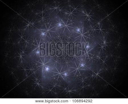 Abstract Lens Flare Space Or Time Travel Concept Background