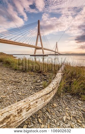 International bridge over the River Guadiana, Ayamonte, Spain