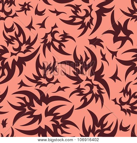 Sharp Brown Seamless  Pattern
