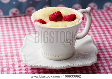 Mug Cake Prepared In Microwave