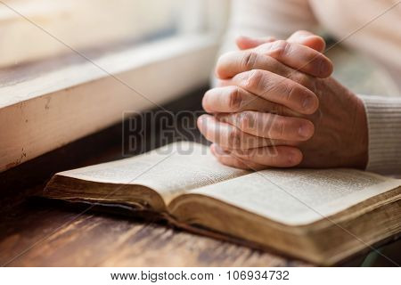 Woman with bible