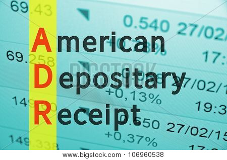 American depositary receipt