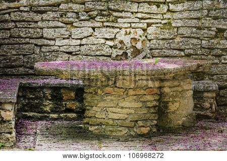 Table In The Garden