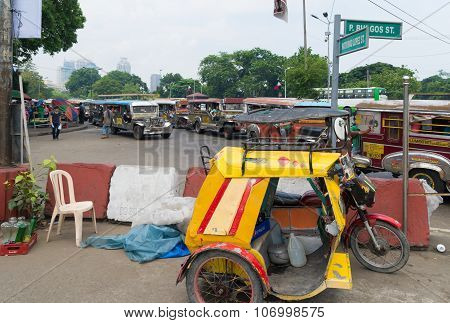 Jeepneys In Manila, Philippines