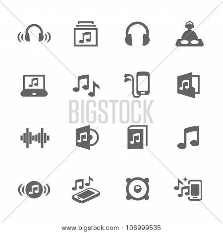 Simple Sound Icons