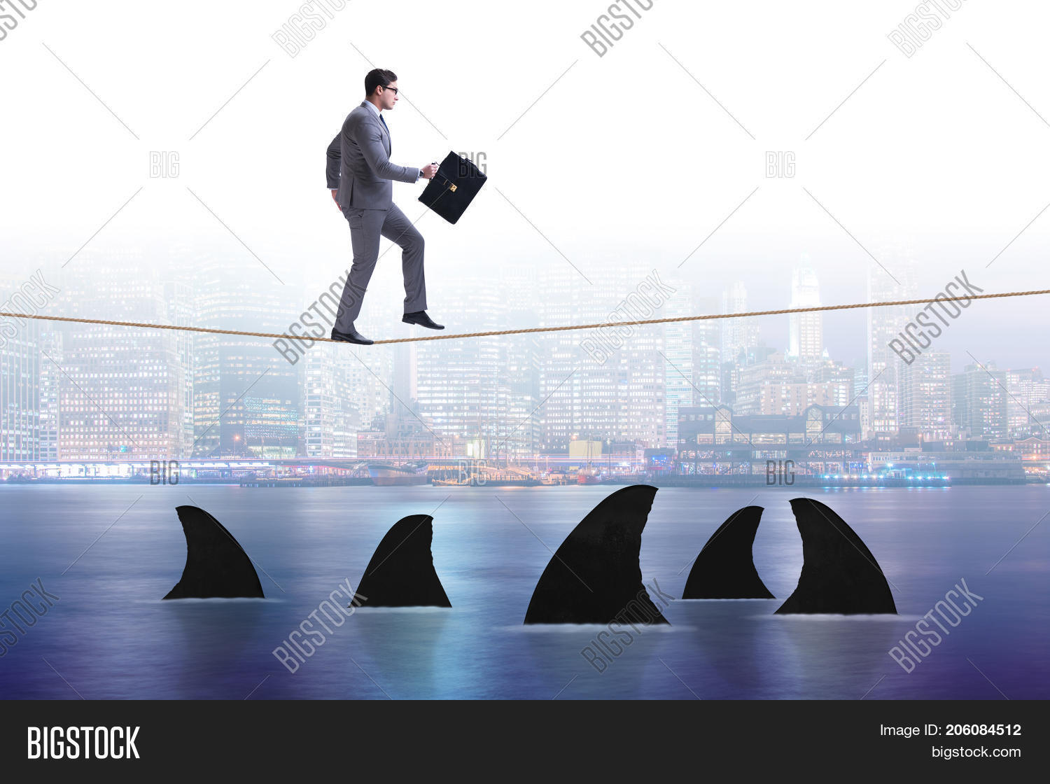 Hand Cutting Rope Image & Photo (Free Trial) | Bigstock