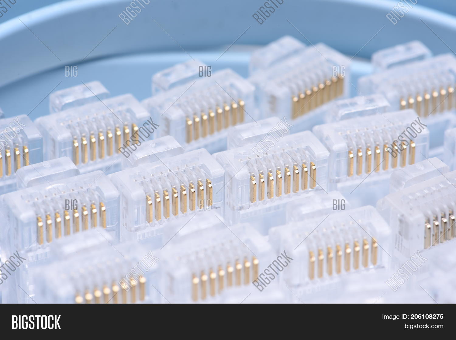 Group Rj45 Plugs Image & Photo (Free Trial) Bigstock