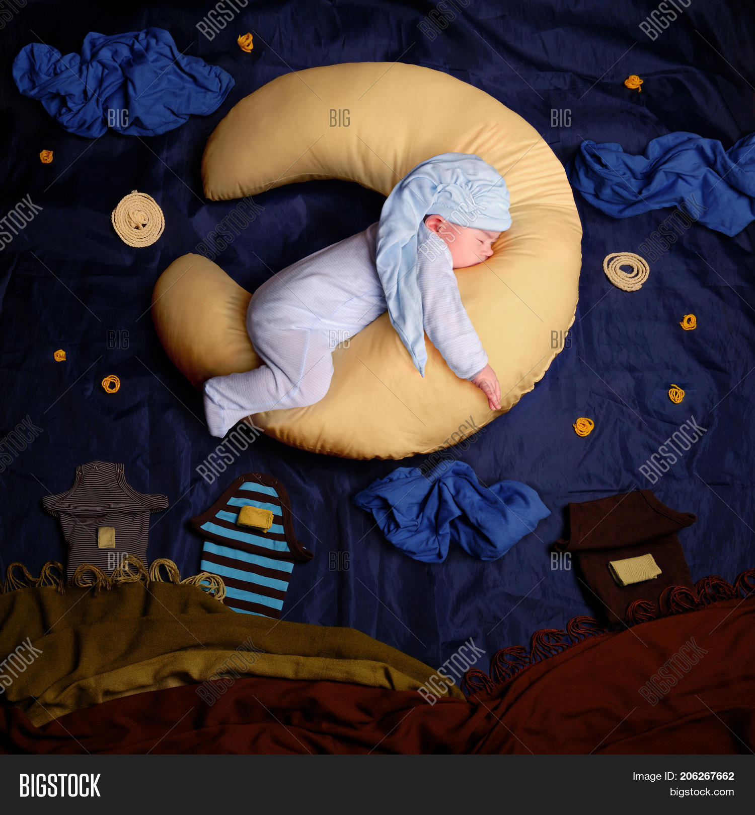 moon shaped pillow for babies