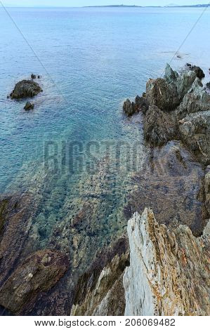 Summer Morning Rocky Coast (chalkidiki, Greece).