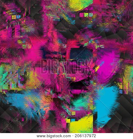 Psychedelic distorted background