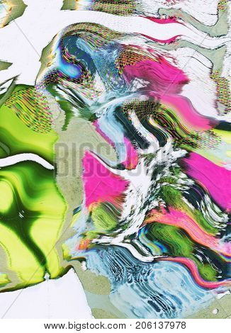 Psychedelic distorted background