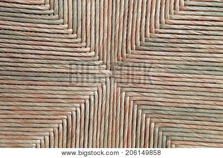 Mending Of An Antique Chair In A Rectangular Shape