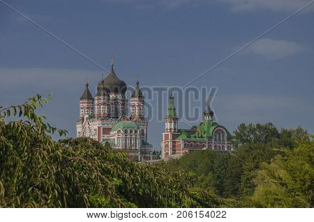  Beautiful Orthodox Church St. Panteleimon Cathedral Cathedral Area The Feofaniya Park is one of the most beautiful places in Kiev the capital of Ukraine.