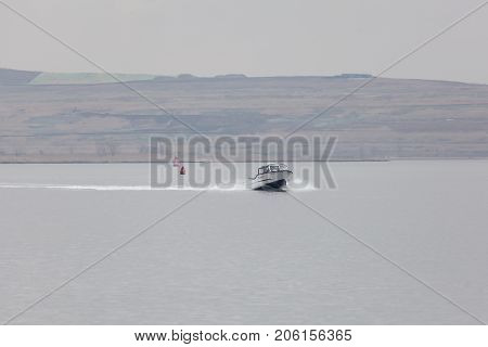 Atlantic Response Boat In Arthur Kill