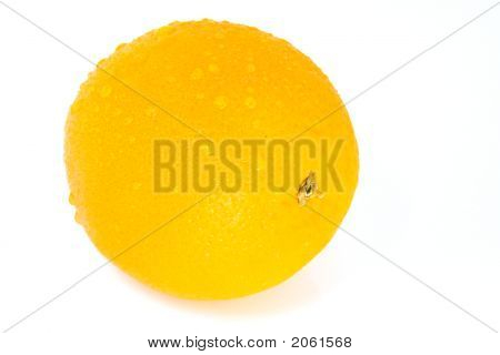 Orange mit dropes