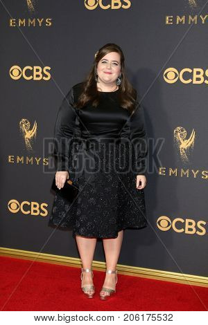 LOS ANGELES - SEP 17:  Aidy Bryant at the 69th Primetime Emmy Awards - Arrivals at the Microsoft Theater on September 17, 2017 in Los Angeles, CA