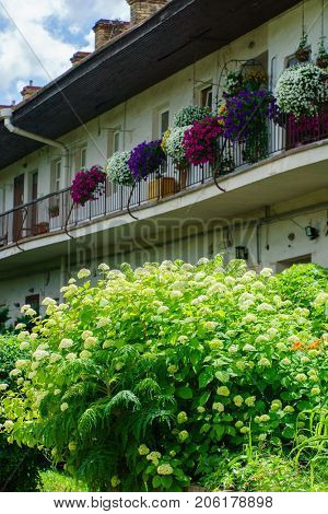 decorated balcony