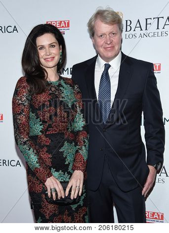 LOS ANGELES - SEP 16:  Charles Spencer and Karen Spencer arrives for the BAFTA TV Tea Party 2017 on September 16, 2017 in West Hollywood, CA                